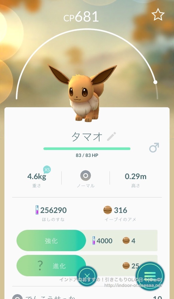 ポケモンgo イーブイをブラッキーとエーフィに確定進化させる方法 インドアのおすすめ 引きこもりolの日々 Fwf